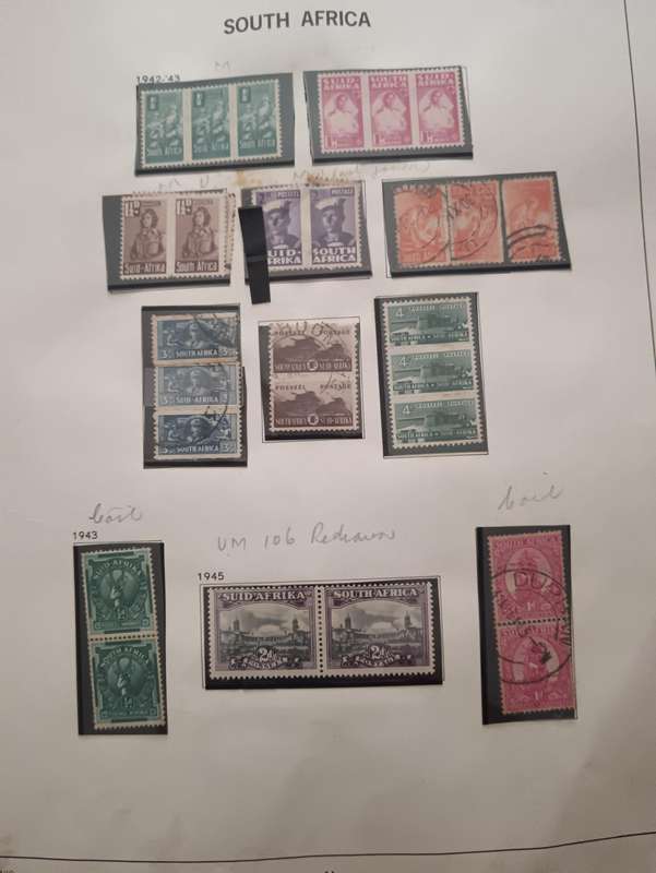 2 x  South African Stamp Albums with Stamps