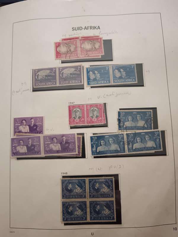 2 x  South African Stamp Albums with Stamps