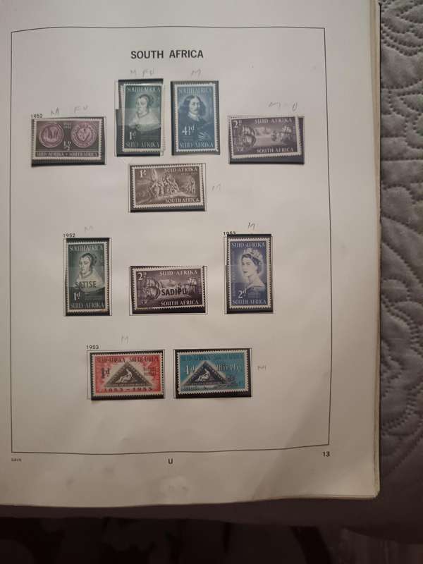 2 x  South African Stamp Albums with Stamps