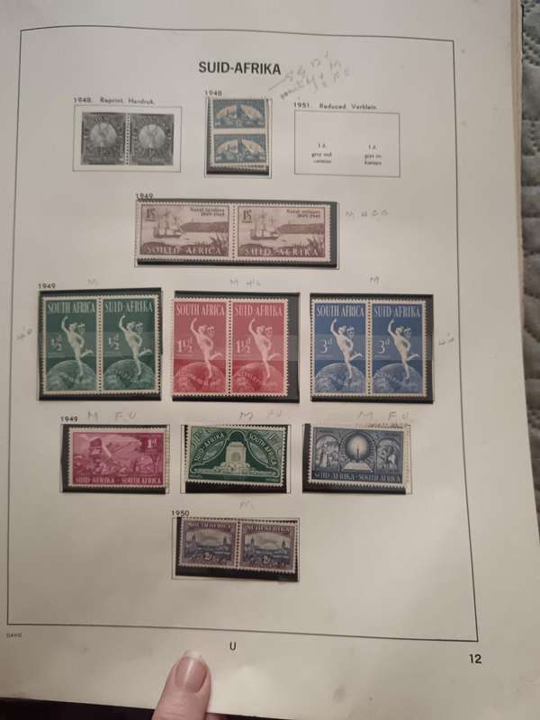 2 x  South African Stamp Albums with Stamps