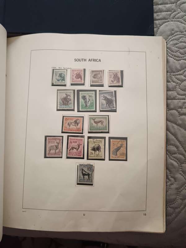2 x  South African Stamp Albums with Stamps