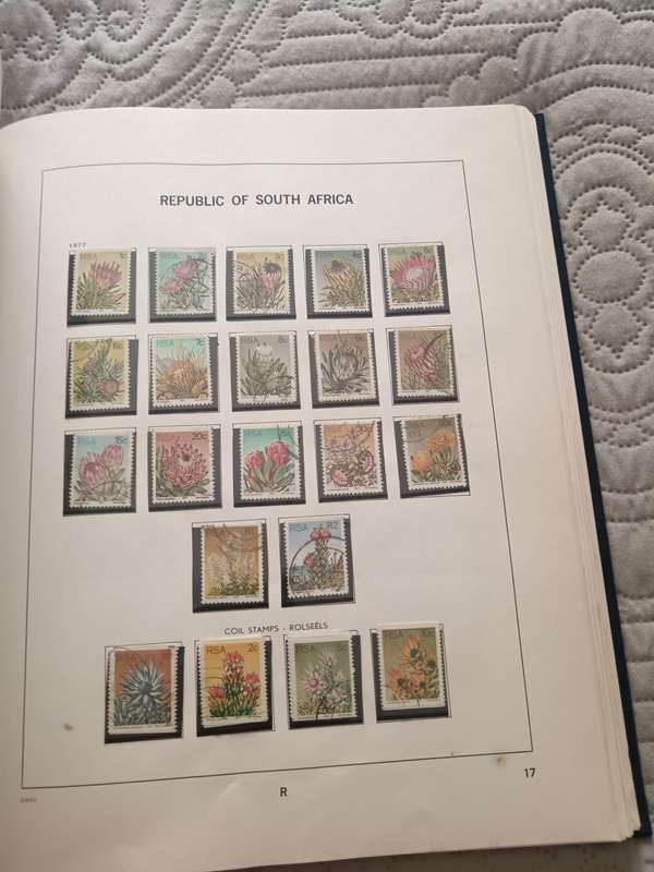 2 x  South African Stamp Albums with Stamps