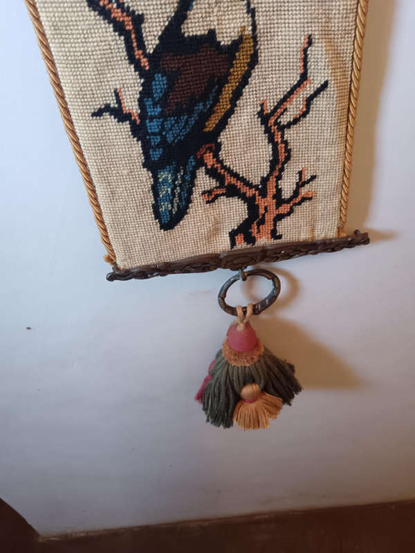 Tapestry Bell Pull decorated with Birds