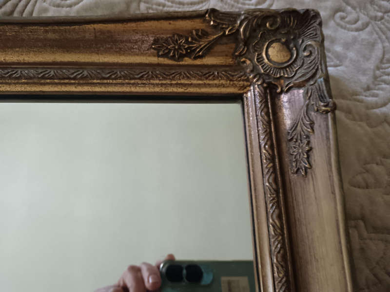 Vintage Gold Ornate Mirror