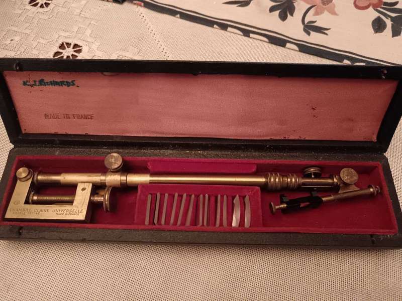 Rare Chambre Claire Universelle Camera Lucia made in France