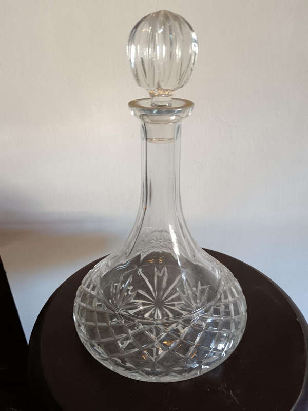 Crystal Ships Decanter
