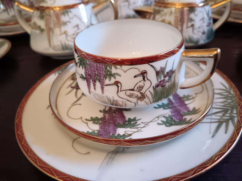 SOKO CHINA HAND PAINTED TEASET