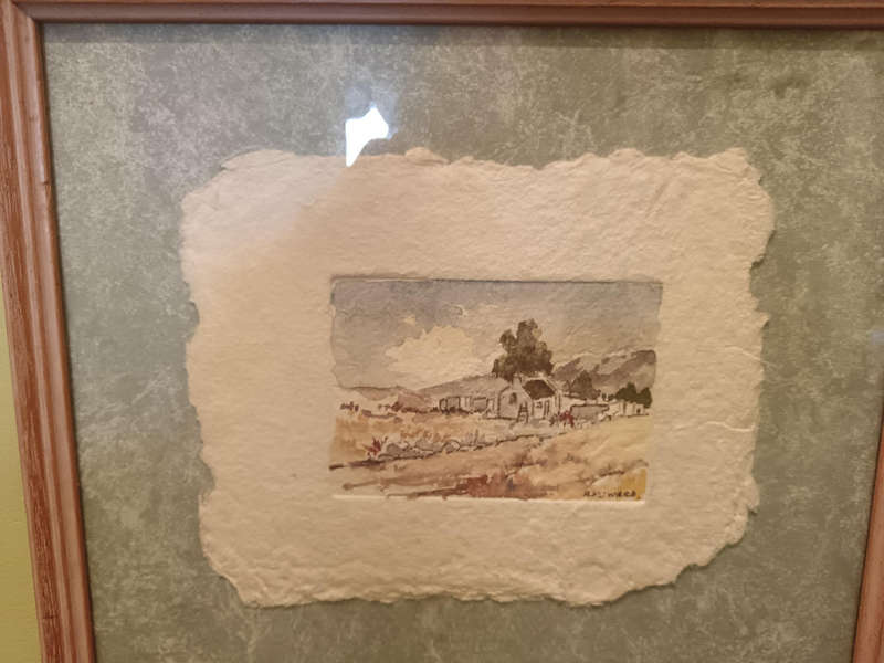 Pair of Minature Cape Landscape Framed