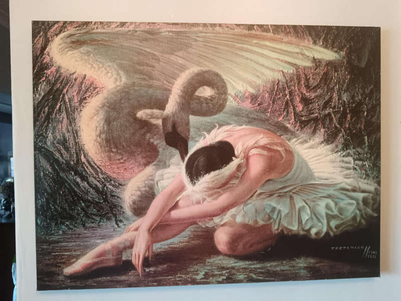 Tretchikoff 'Dying Swan* Block Print