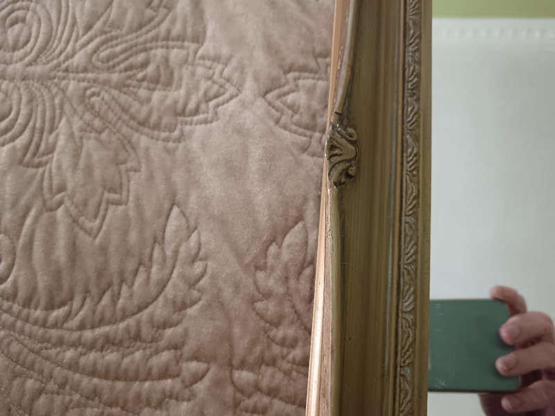 Vintage Gold Ornate Mirror