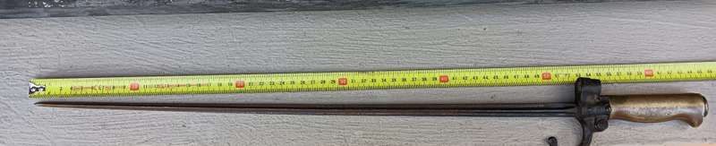 Original French M1886 Lebel Rifle `Rosalie` Bayonet