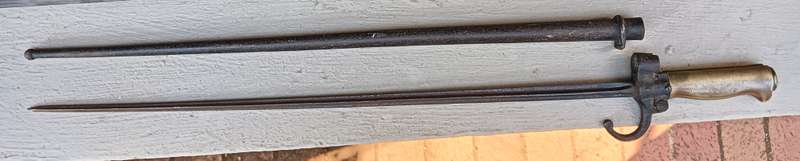 Original French M1886 Lebel Rifle `Rosalie` Bayonet