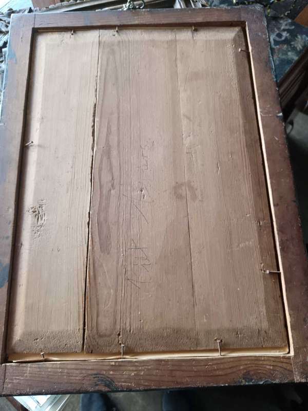 Framed Antique Family Tree Viviers & Le Roux