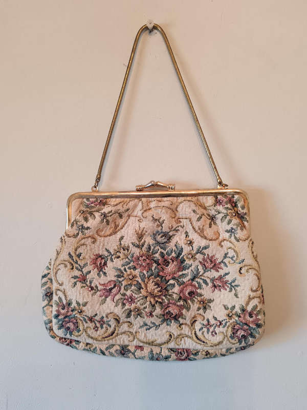 Tapestry Evening Bag with Chai Handle