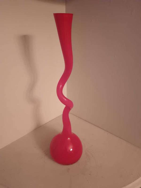 Norman Copenhagen style Swing Vase in Red