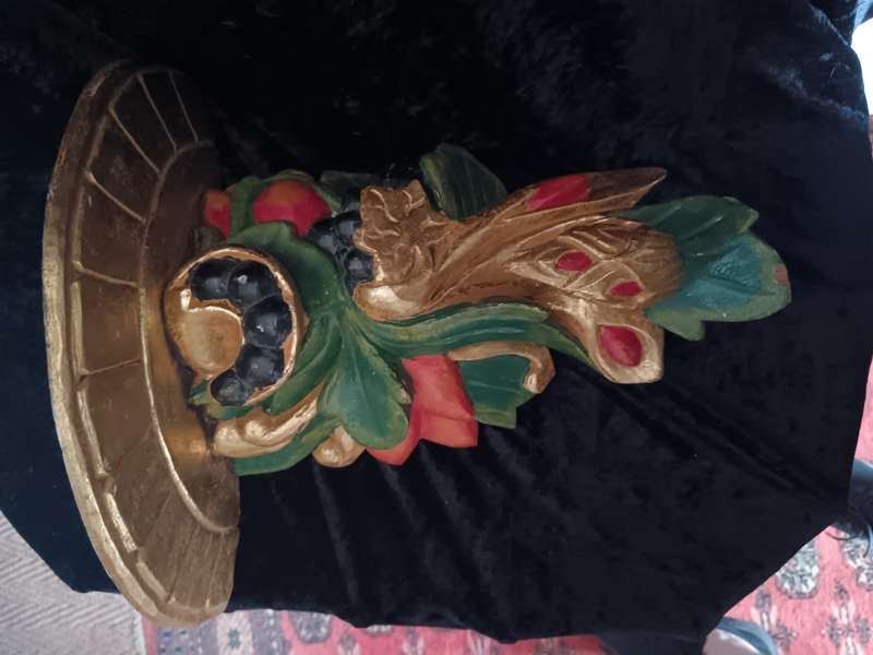 Pair of Multi Coloured Wall Sconces