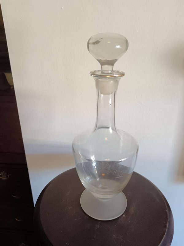 Beautiful Crystal Pedestal Decanter