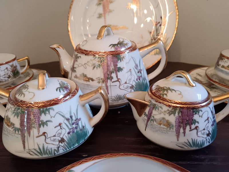 SOKO CHINA HAND PAINTED TEASET