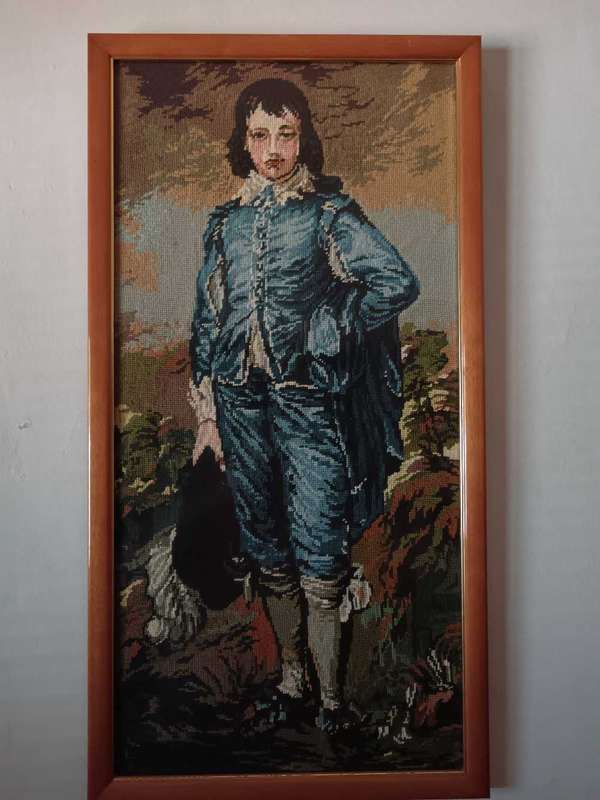 Framed Blue Boy Tapestry