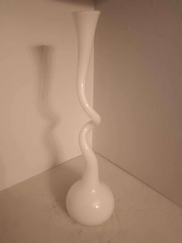 Norman Copenhagen style Swing Vase in White