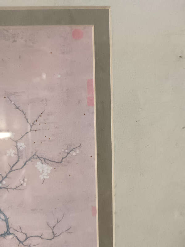 Framed Chinese painting