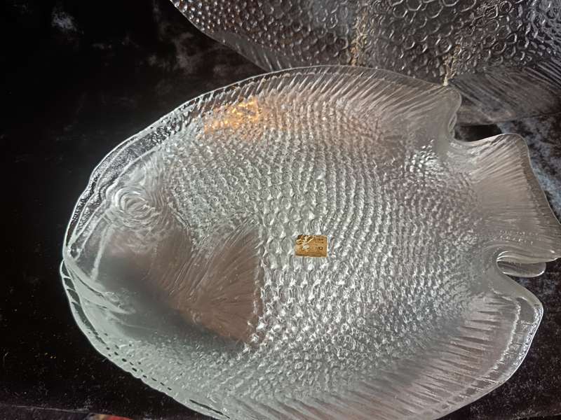 Arcopul French pressedGlass Fish Set