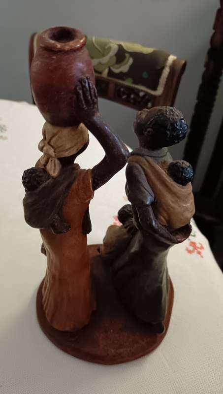Jackie Noakes Sculpture " Happy Meeting"Zimbabwe 1981