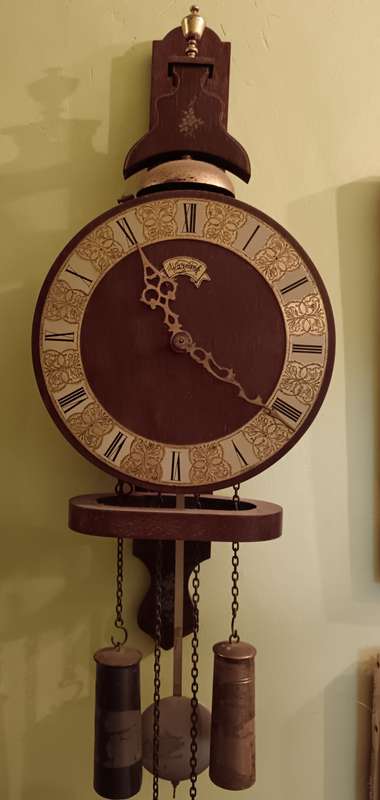 Warmink Wuba Dutch Vintage  Wall Clock - Working