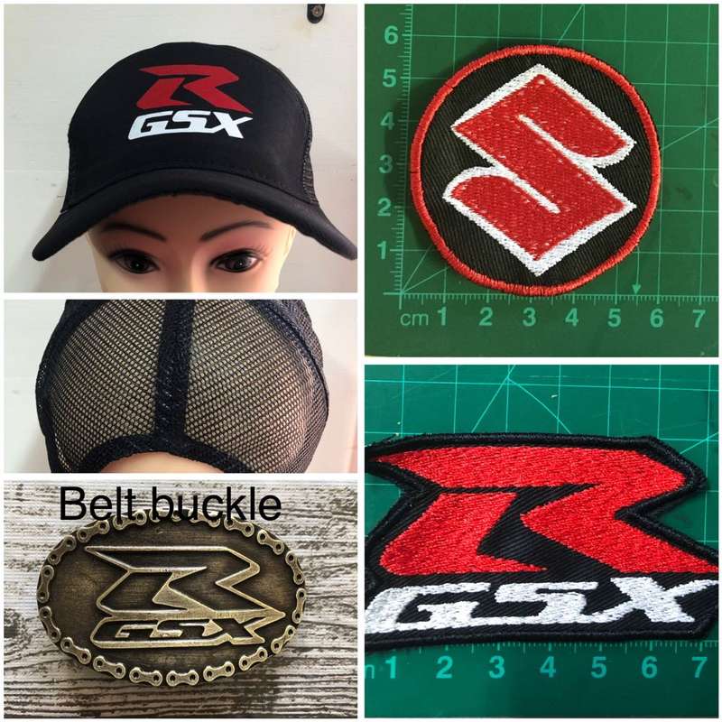 Suzuki GSXR gift set - cap / belt buckle / cloth patches