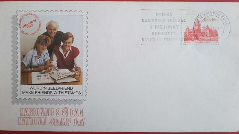 NATIONAL STAMP DAY 1987 COVER