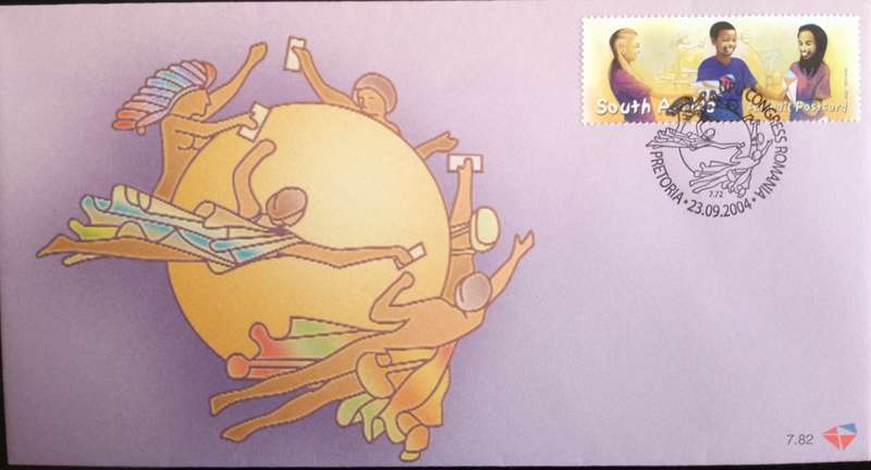 RSA - UPU Congress Romania FDC 7.82 - SACC 1668