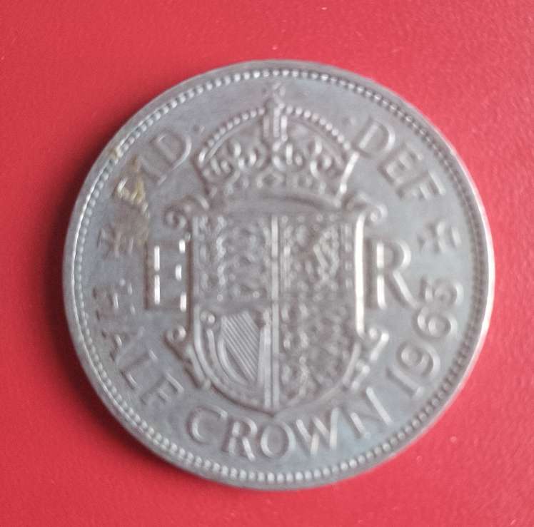 GB 1/2 CROWN 1963