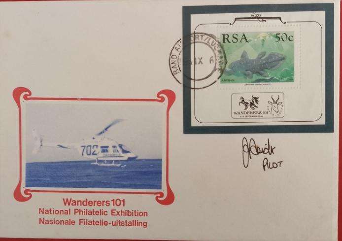 WANDERS 101 NATIONAL PHILATELIC EXHIBITION 1989 SIGNED BY PILOT