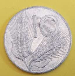 ITALY 10 LIRA -1956