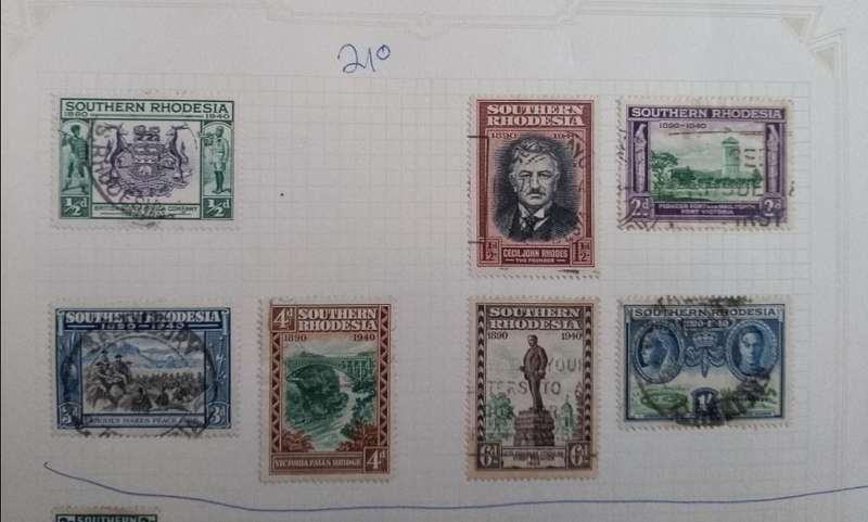 SOUTHERN RHODESIA 1940 USED