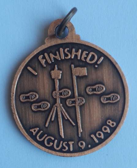 AUSTRALIA MEDAL FOR THE SUN HERALD (CITY TO SURF) SYDNEY 1998 I FINISHED (14KM RUN)