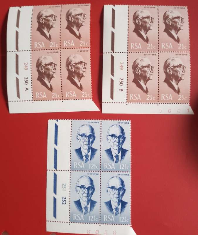 RSA 1958 CONTROL BLOCKS OF PRESIDENT FOUCHE
