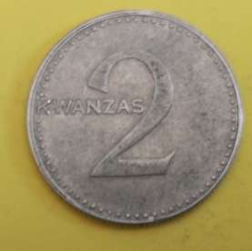 ANGOLA 1975 2 KWANAZAS