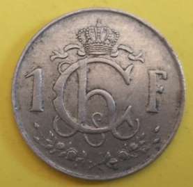 luxembourg 1 franc-1952