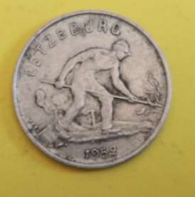 luxembourg 1 franc-1952