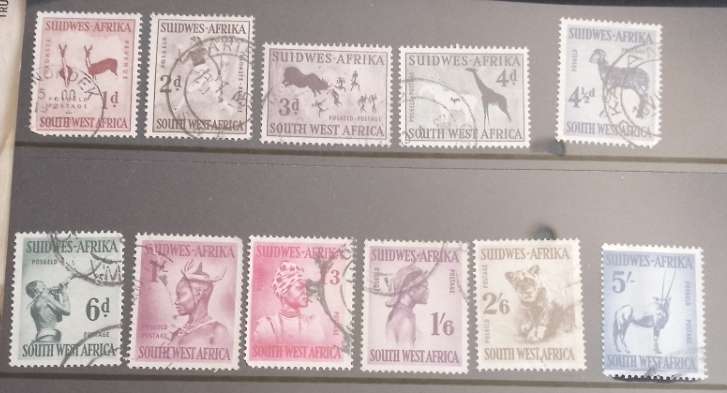 SWA (1954) - Animal Definitives Used Set to 5 SHILLINGS