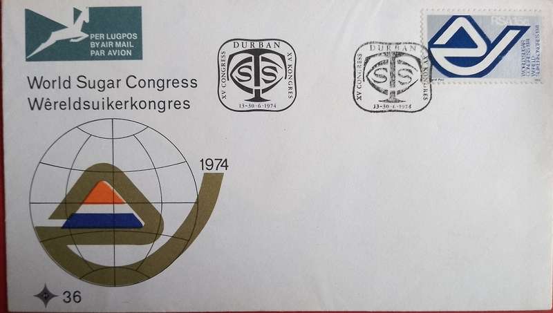 1974 RSA World Sugar Congress FDC 36