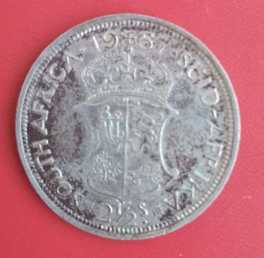UNION SILVER COIN 1957 2 1/2 SHILLING