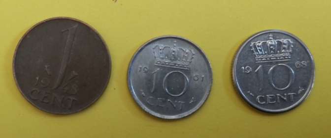 NETHERLANDS X3 COINS