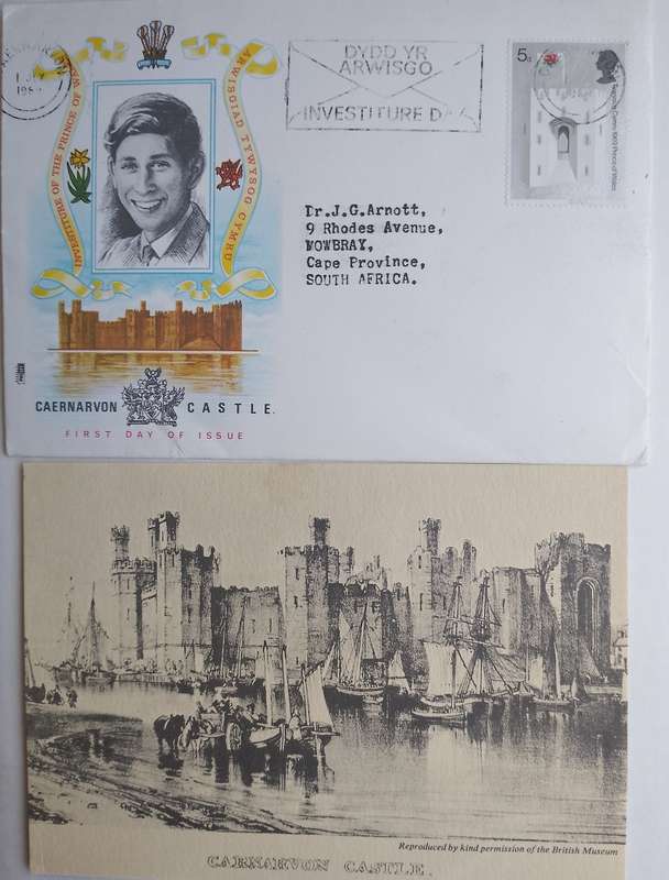 GB-CAERNARVON CASTLE FDC 1969