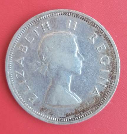 UNION SILVER COIN 1957 2 1/2 SHILLING