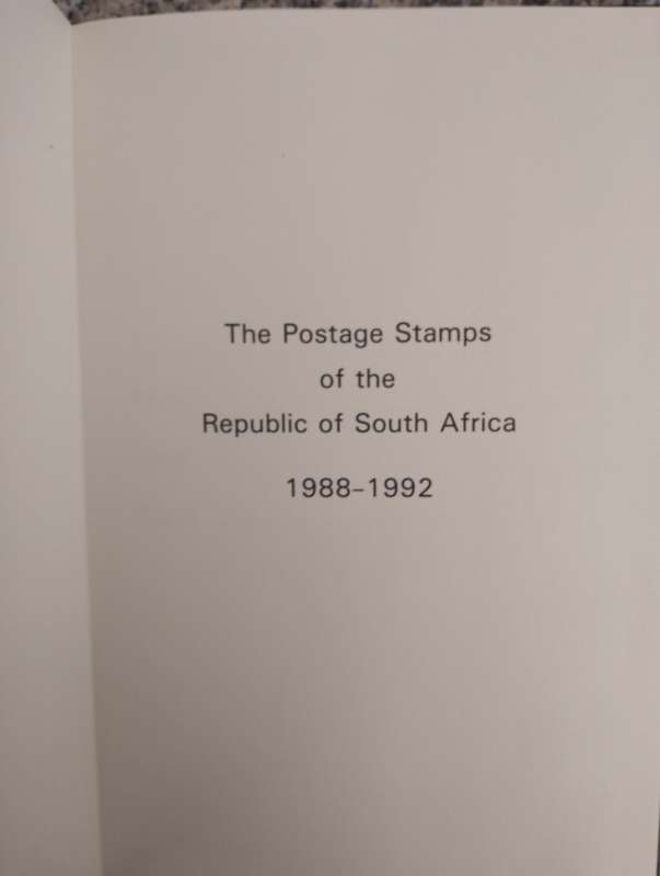 COLLECTORS ITEM ISSUED BY POST OFFICE AS A GIFT RSA STAMPS 1988-92 MNH WITH WRITE UP ON ALL-SCARCE