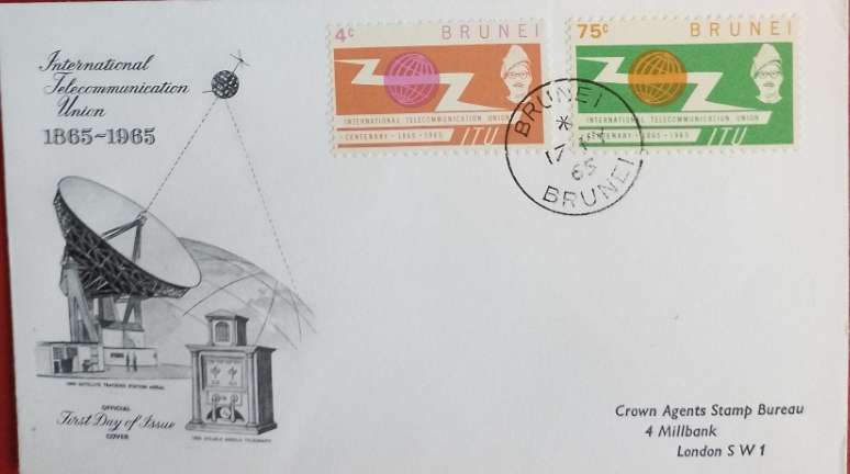 BRUNEI ITU FDC 1965