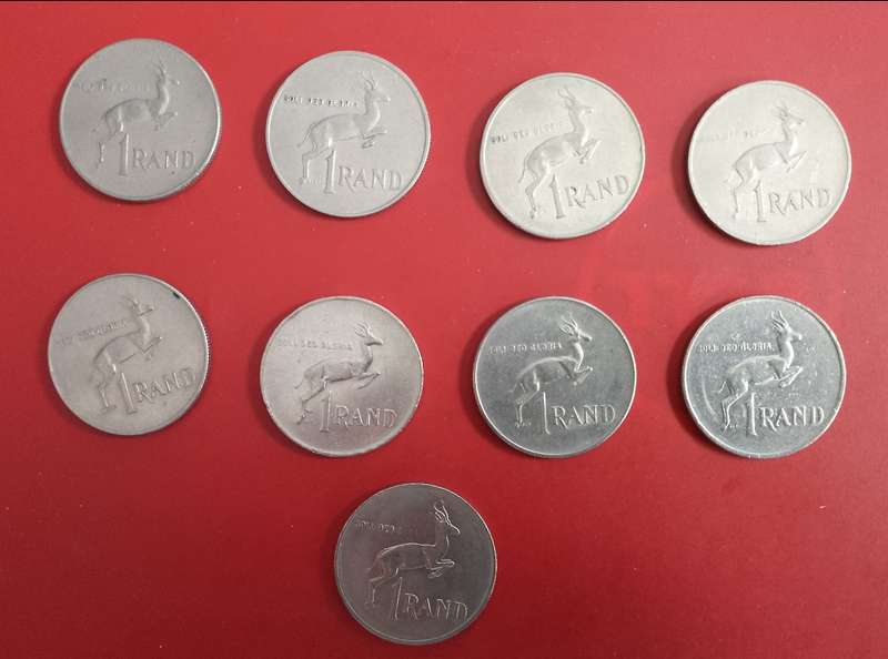 RSA x9 NICKEL R1 COINS