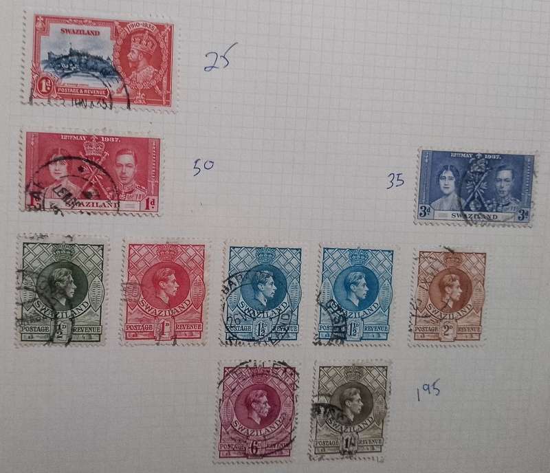 SWAZILAND EARLY STAMPS USED